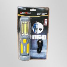 Kraft Müller KM-LED multifunction work light in packaging with USB cable.