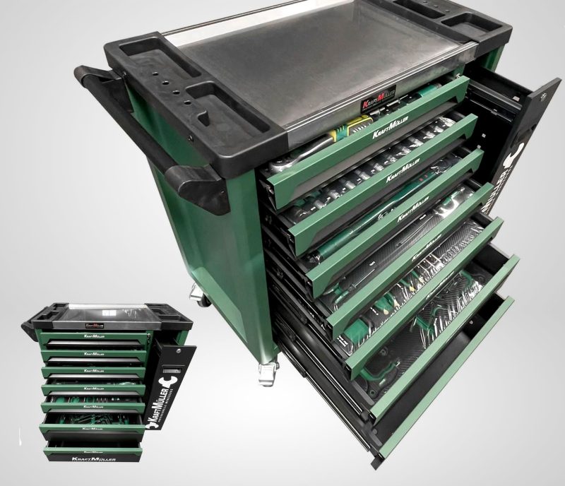 KraftMuller KM-8/6 Drawers Tool 258 Pieces