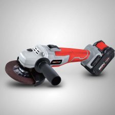 KraftMuller KM-7601 Cordless Angle Grinder - Powerful cordless angle grinder with advanced battery technology.